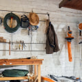 How do you maintain and store tools and equipment?