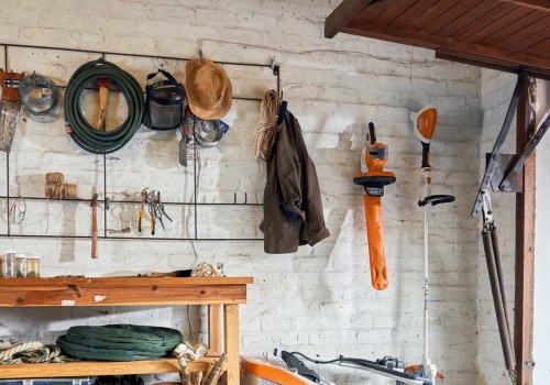 How do you maintain and store tools and equipment?